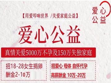 增城捐卵助孕生子 爱心志愿者招募